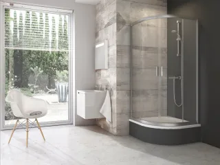 Blix BLCP4 80x80 SABINA zuhanykabin szatén+transparent