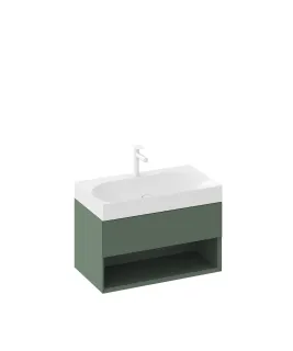 SD Lite 80 fürdőszobai szekrény mosdó alá Grey Green