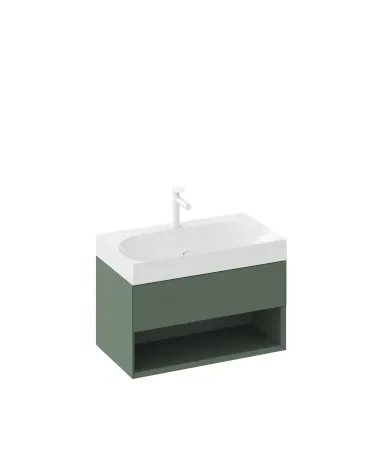 SD Lite 80 fürdőszobai szekrény mosdó alá Grey Green
