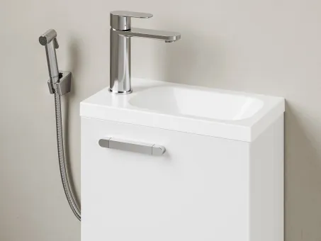 Chrome II álló mosdócsaptelep bidézuhannyal 175 mm, leeresztő nélkül CR II 112.00CR, króm