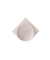 Yard 45 C kerámiamosdó Alabaster Pink, túlfolyó furat nélkül
