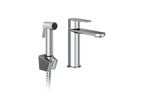 Chrome II álló mosdócsaptelep bidézuhannyal 175 mm, leeresztő nélkül CR II 112.00CR, króm