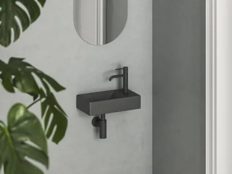 Veda Wall 40 kézmosó jobb antracit