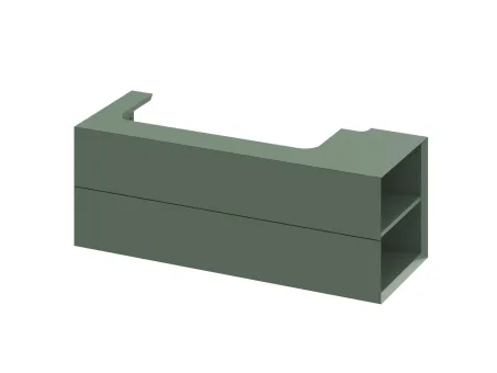SD Lite 120 J fürdőszobai szekrény mosdó alá Grey Green