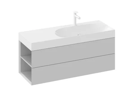 SD Lite 120 B fürdőszobai szekrény mosdó alá Smoke Grey