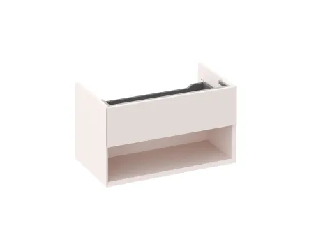 SD Lite 80 fürdőszobai szekrény mosdó alá Alabaster Pink