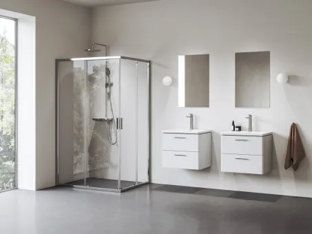 Blix II NBLRV2K 120 zuhanykabin krómhatású+transparent