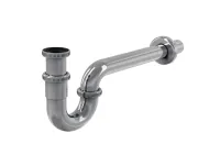 Mosdószifon 'U' krómozott