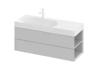 SD Lite 120 J fürdőszobai szekrény mosdó alá Smoke Grey