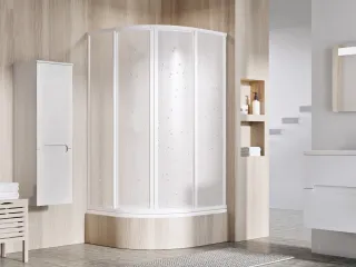 Supernova SKCP4 90x90 Sabina zuhanykabin fehér+pearl