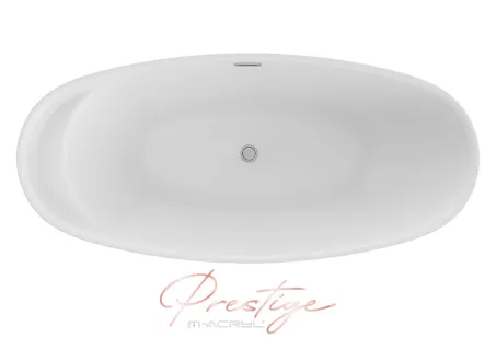 Zen szabadon álló akril kád 165x75 mattfekete előlappal