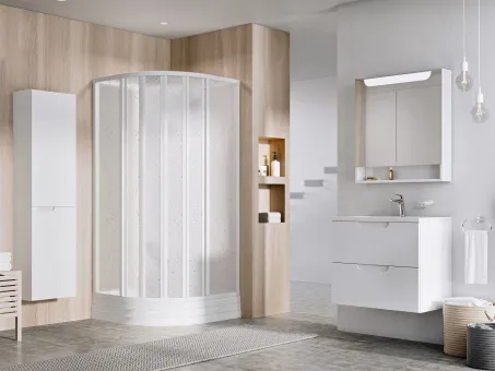 Supernova ASBKP6 80x80 zuhanybox fehér+pearl