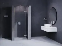 Matrix MSD2-100 zuhanyajtó (B) jobb króm+transparent