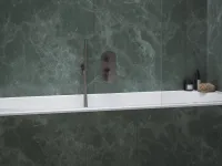 Eleganta falba süllyesztett csaptelep, háromutas, belső egység nélkül EL 068.20GB.O3.RB07F, Graphite Brushed