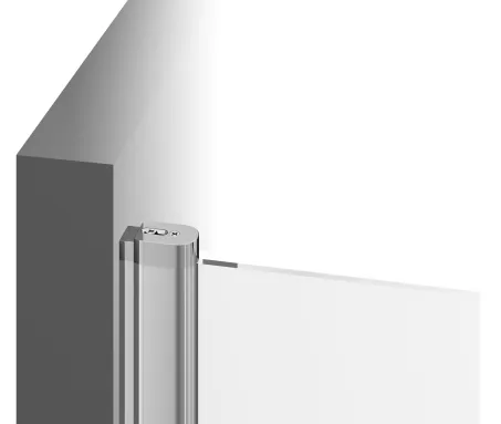 Chrome CSDL2-110 zuhanyajtó szatén+transparent