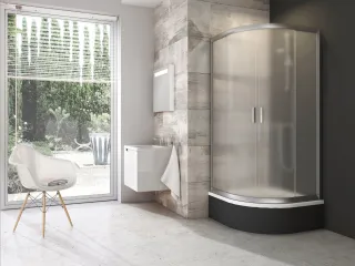 Blix BLCP4 90x90 SABINA zuhanykabin szatén+grape