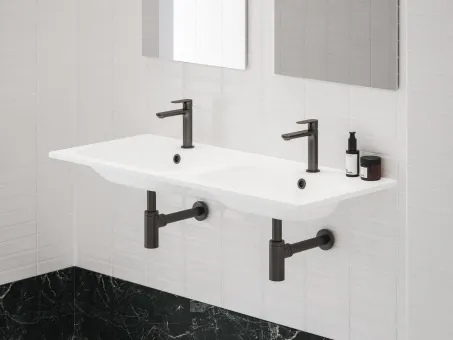 Eleganta álló mosdócsaptelep 170 mm leeresztő nélkül EL 012.20GB, Graphite Brushed