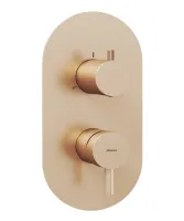 Espirit falba süllyesztett csaptelep, háromutas, belső egység nélkül ES 068.60RGB.O3.RB07F, Rose Gold Brushed