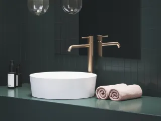 Espirit álló mosdócsaptelep 340 mm leeresztő nélkül ES 015.60RGB, Rose Gold Brushed