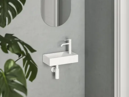 Veda Wall 40 kézmosó jobb matt fehér