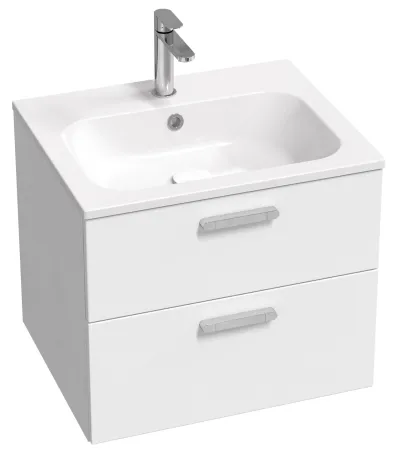 Chrome Slim 60 mosdó fehér, furattal