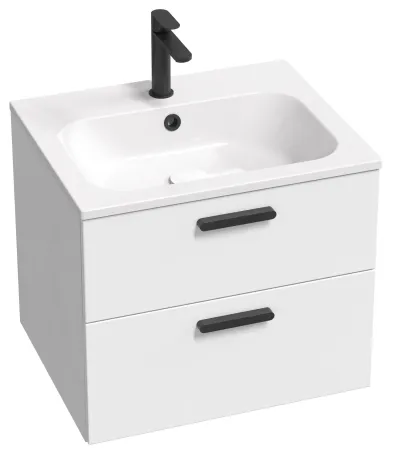 Chrome Slim 60 mosdó fehér, furattal