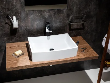 Mosdópult L 80 sötét dió