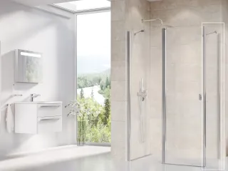 Chrome CPS-100 fix oldalfal krómhatású+transparent