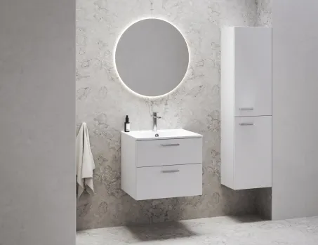 Chrome Slim 60 mosdó fehér, furattal