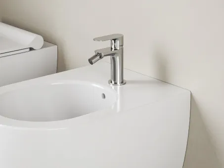 Eleganta álló bidécsaptelep 130 mm leersztő nélkül EL 056.00CR, Chrome