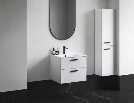 Chrome Slim 60 mosdó fehér, furattal