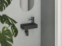 Veda Wall 40 kézmosó jobb matt fekete