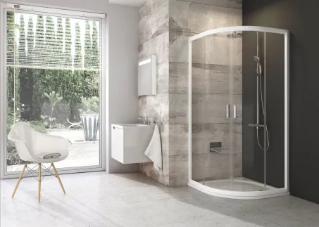 Blix BLCP4 80x80 zuhanykabin fehér+transparent