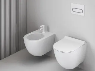 Eleganta álló bidécsaptelep 130 mm leersztő nélkül EL 056.10WV , White Velvet