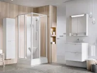 Supernova ASBRV2 90x90 zuhanybox fehér+transparent