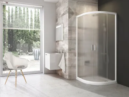 Blix BLCP4 80x80 zuhanykabin fehér+grape