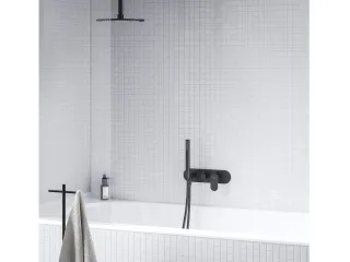 Eleganta falba süllyesztett csaptelep szettel, háromutas, belső egység nélkül EL 068.20BLM.O3.RB07D.+S, Black Matt