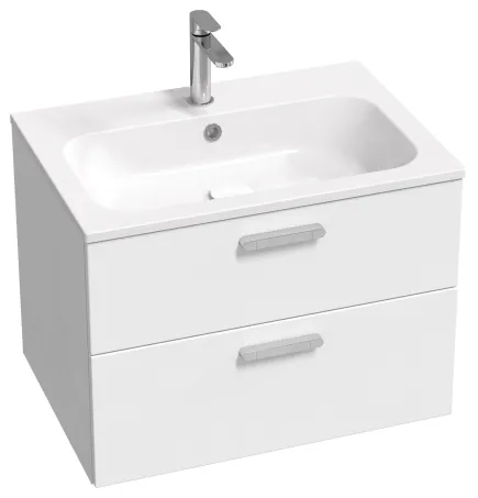 Chrome Slim 70 mosdó fehér, furattal