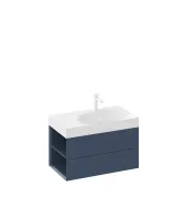 SD Lite 80 B fürdőszobai szekrény mosdó alá Deepsea Blue