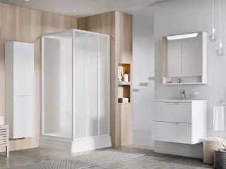 Supernova ASBP3 80x80 zuhanybox fehér+pearl