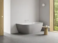 Freedom Wall Tec 170x87, akrilkád, Smoke Grey/fehér, fehér/fekete/króm lefolyó