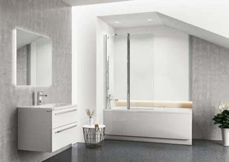 Oblong 60x70 fürdőszobai tükör világítással