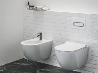 Eleganta álló bidécsaptelep 130 mm leersztő nélkül EL 056.20GB, Graphite Brushed