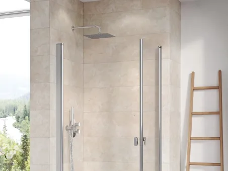 Esőztető zuhanyfej slim 982.00CR, króm
