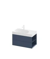 SD Lite 80 J fürdőszobai szekrény mosdó alá Deepsea Blue