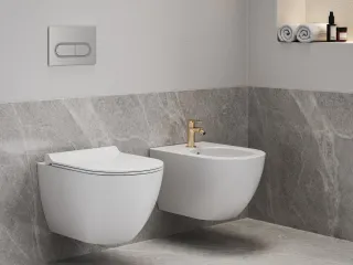 Eleganta álló bidécsaptelep 130 mm leersztő nélkül EL 056.60RGB, Rose Gold Brushed