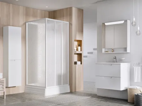 Supernova ASBP3 90x90 zuhanybox fehér+pearl