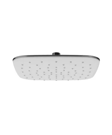 Fejzuhany ABS, szögletes, 250mm 983.10CR/WH, króm/ fehér