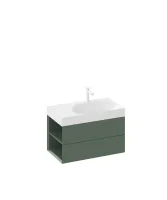SD Lite 80 B fürdőszobai szekrény mosdó alá Grey Green