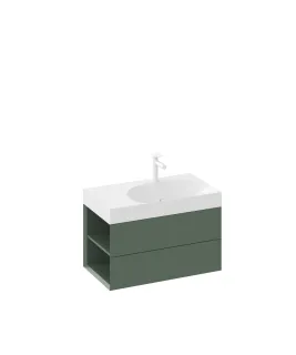 SD Lite 80 B fürdőszobai szekrény mosdó alá Grey Green